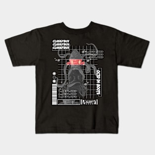 Brutalism Octo In Boots Kids T-Shirt